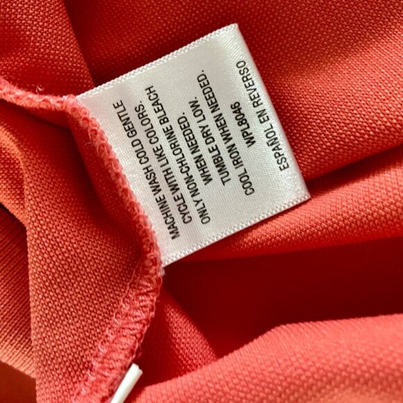 Greg Norman for Tasso Elba Five Iron Orange Polo Shirt with Play Dry Men's Large - Picture 8 of 8